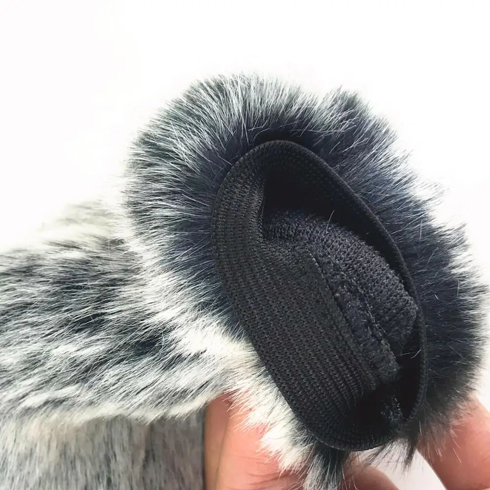 Открытый Furry для лобового стекла Sennheiser MKH416 P48U3 микрофон МХ 416 Mic ветрового