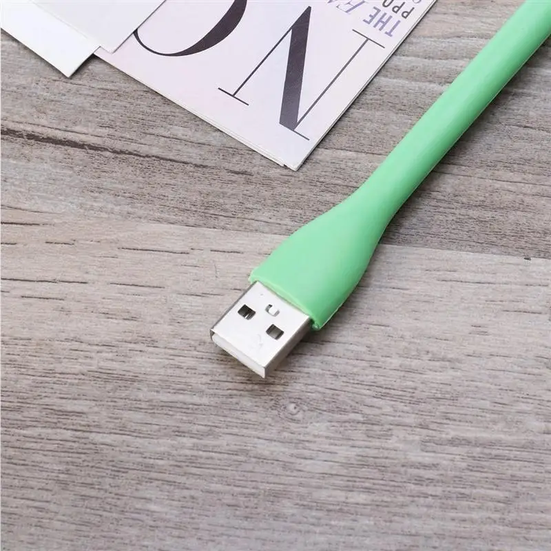 Мини-регулируемый гибкий USB светодиодный светильник-Книга Powerbank PC notebook идеально подходит для чтения книг в ночное время разных цветов