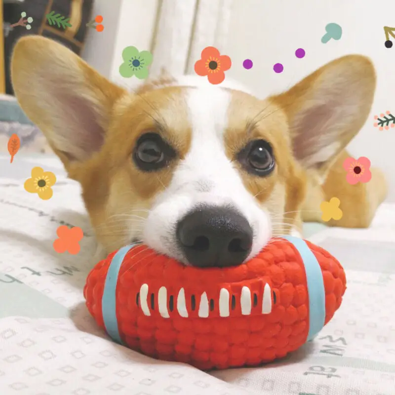 Dog Toys Bite Resistant Natural Latex Puppy Teeth Grinding Product Ball
Training Tools for Doggy Pet Supplies Large Dogs Toys
