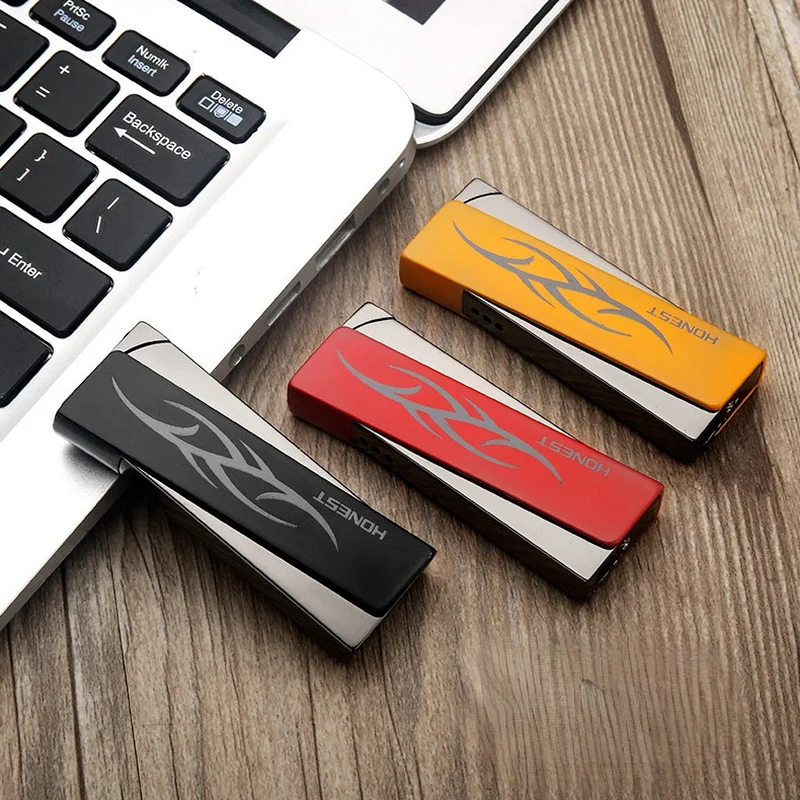 

New Creative Personality Inflatable Turbine Lighter Windproof Metal Portable Butane Lighters Cigarette Accessories Men’s Gift