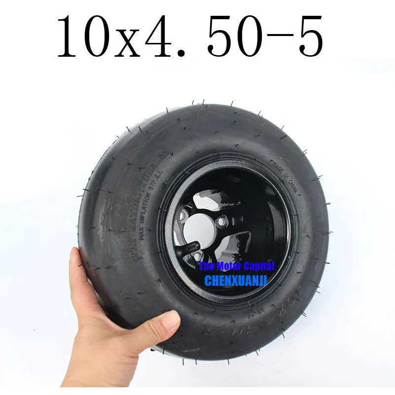 Новые высокопроизводительные 10x4. 50-5 шины с концентратором подходят для Kart Drift велосипедные колеса задние колеса пляжные автомобильные аксессуары ATV Quad запасные части
