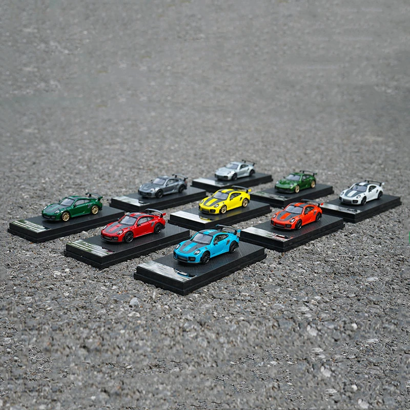 

Fine 1/64 Porsche 911 Original Car Model GT2 RS Alloy Sports Car Perfect Desktop Decoration Collection Display Toy Gifts