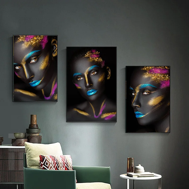 Африканская женщина черная леди 5D алмазная живопись сделай сам вышивка