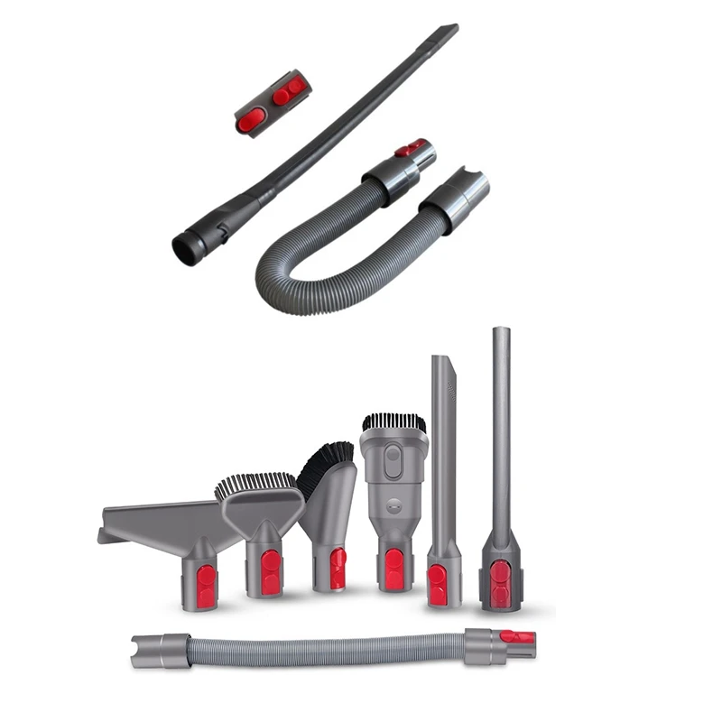 

Flexible Crevice Tool +Adapter + Hose Kit with Replacement Attachments Tools Kit for Dyson V11 V10 V8 V7 V6 House