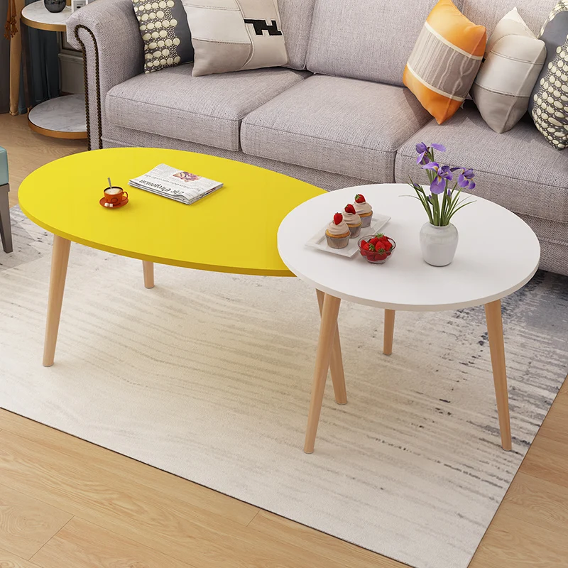 

Coffee table North European small household economic table ins living room bedroom with small table bedside