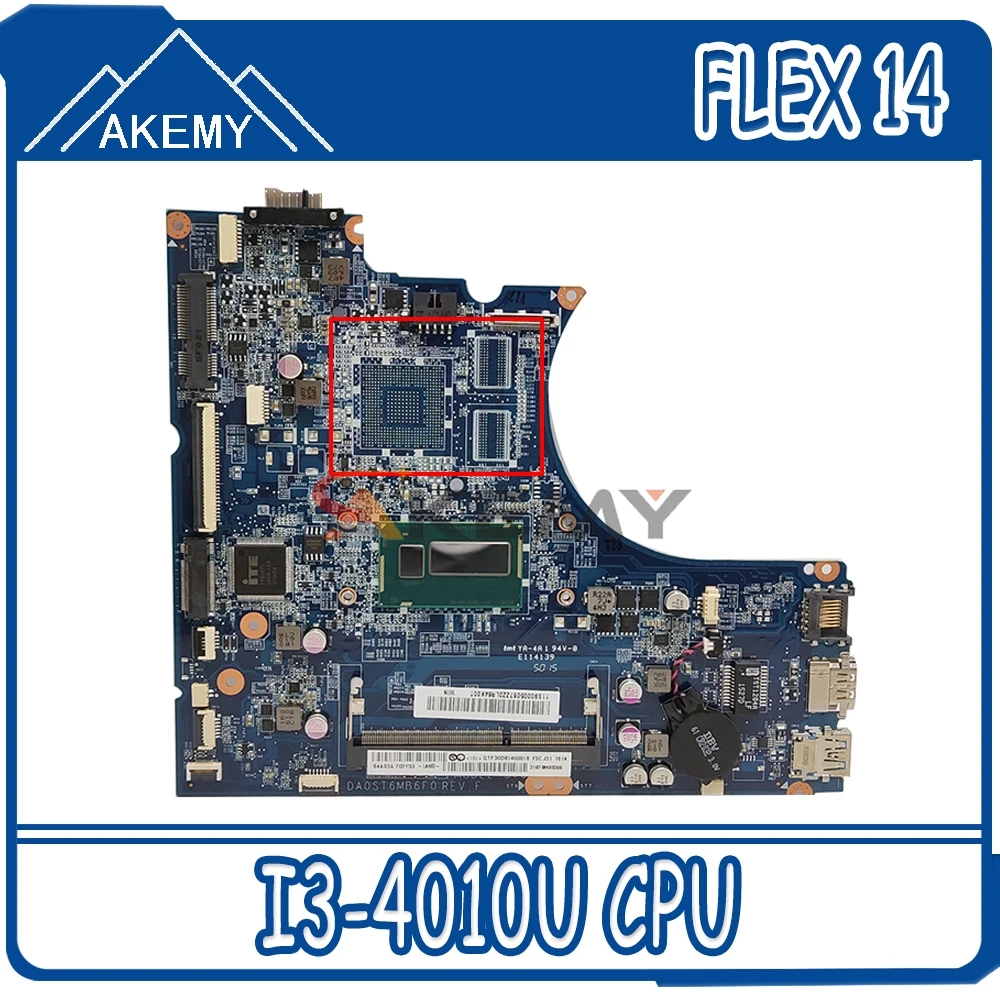 

NEW and Original laptop For lenovo Flex 14 UMA I3-4010U motherboard mainboard 90004350 DA0ST6MB6F0 100% test
