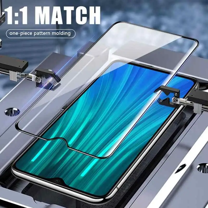 9H полное покрытие из закаленного стекла для Xiaomi Redmi Note 8 Pro 8Pro Защитная пленка