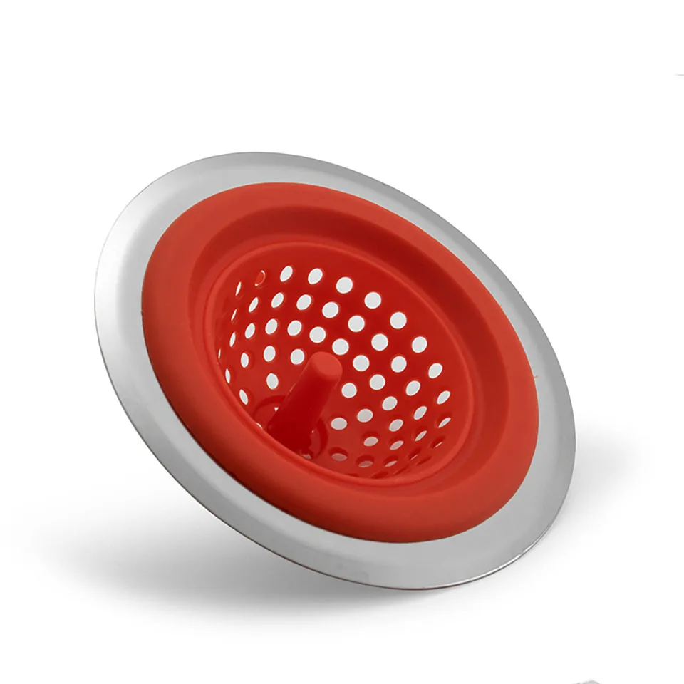 

High Quality Kitchen Sink Sink Filter Garbage Storage Filter Kitchen Silicone Permeable Garbage Plug Kitchen Accessories