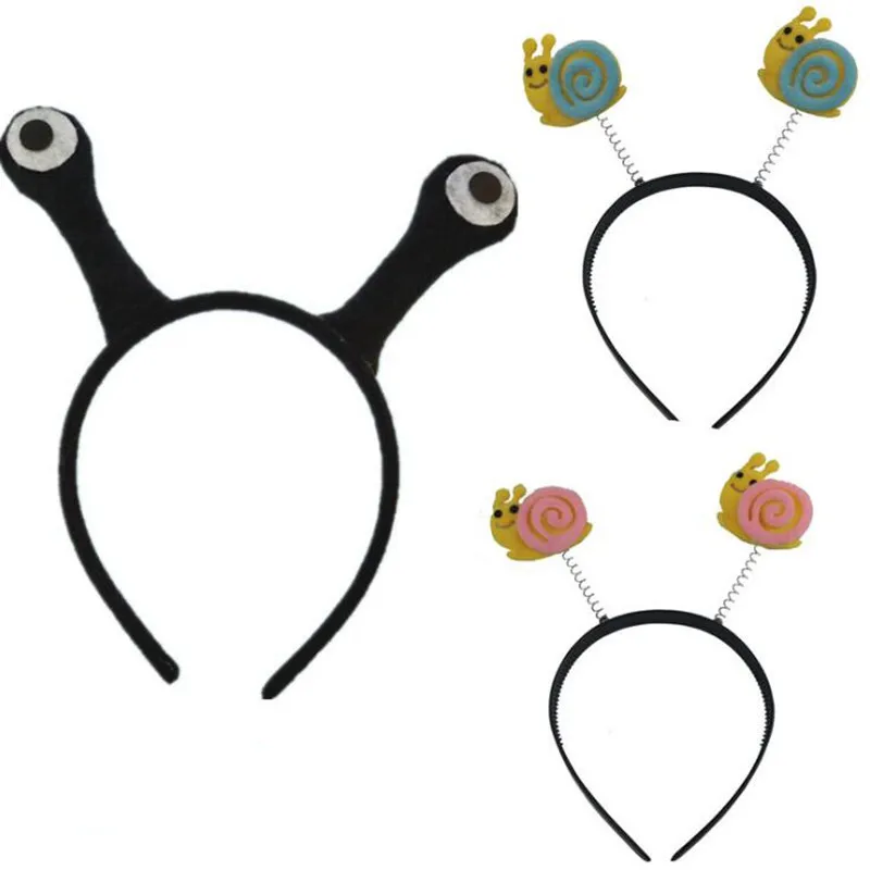 Улитки антенна повязка на голову для детей и взрослых Забавный Косплей волосы