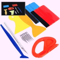 12PCS Small Scraper For Car Window Film Car Vinyl Wrap Tool Kit Glass Cleaning Can Used For Mobile Phone Film Car Accessories