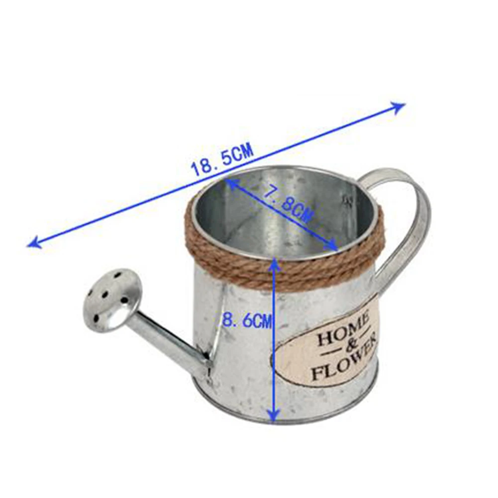 Железный цветочный горшок в стиле ретро садовая Цветочная ваза кастрюля для