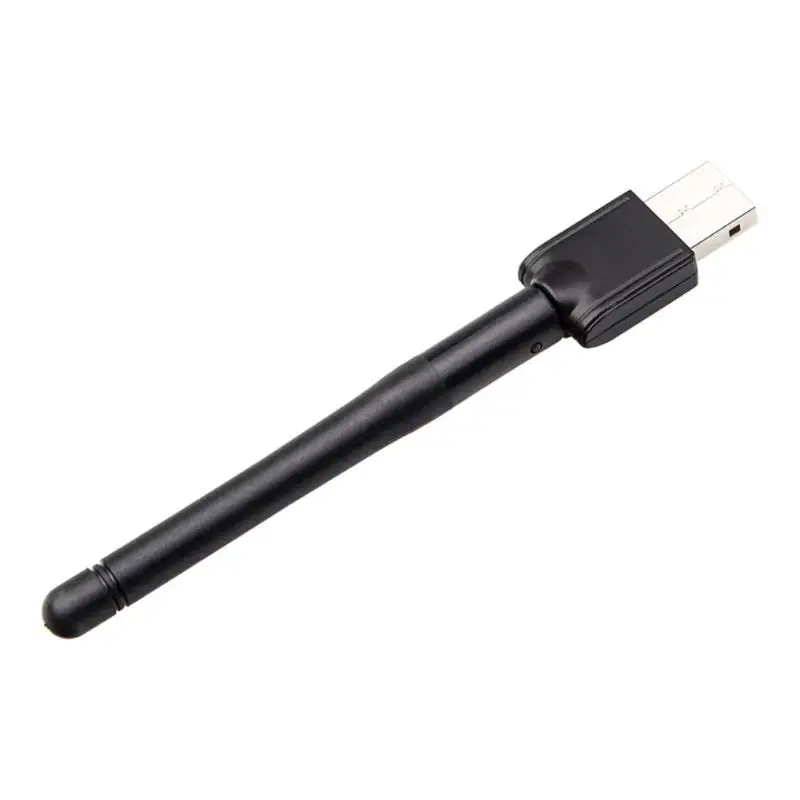 2,4 г сетевая карта ЛВС USB WiFi адаптер 150 Мбит/с 5dBi WiFi ключ Ethernet приемник с антенной Бесплатный драйвер подходит для настольного ПК