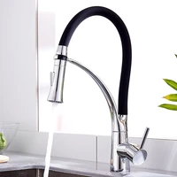 black kitchen faucet sink swivel pull down kitchen faucet sink tap mounted deck bathroom mounted hot and cold water mixer