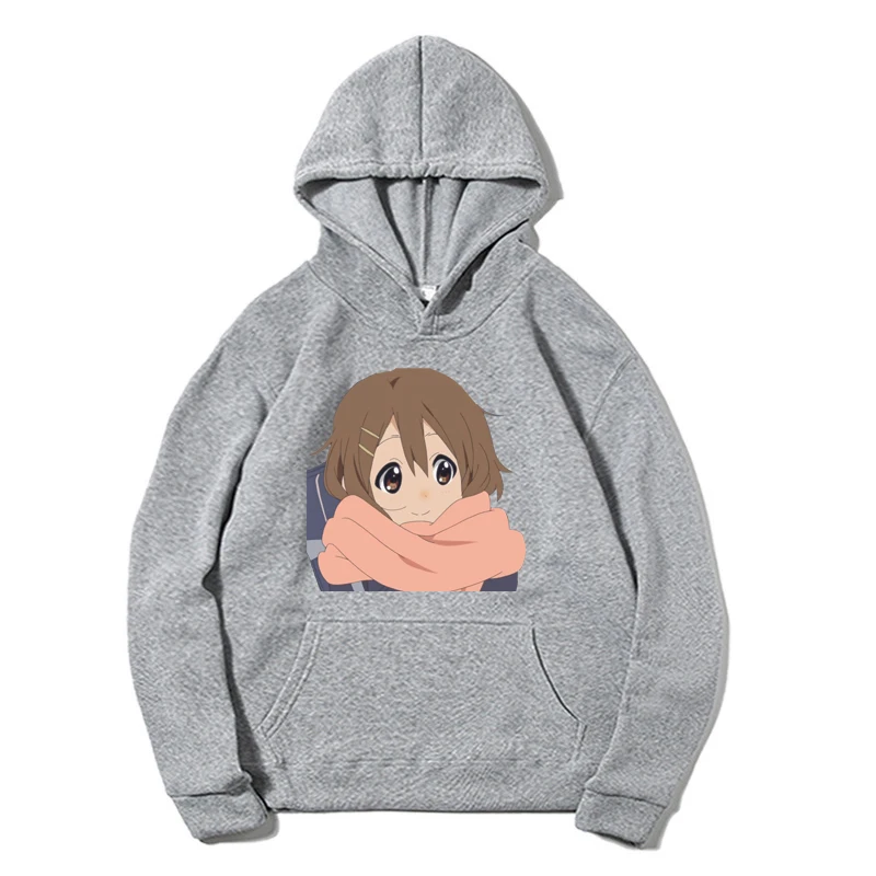 Худи yui hirasawa осенне-зимний Свитшот унисекс мужская и женская повседневная