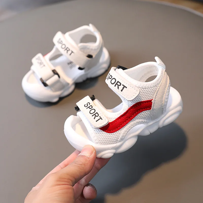 

COZULMA Baby Summer Sandals Size 15-25 Children Breathable Beach Shoes Boys Girls Shoes Infant Toddler Sport Shoes 0-3 Years