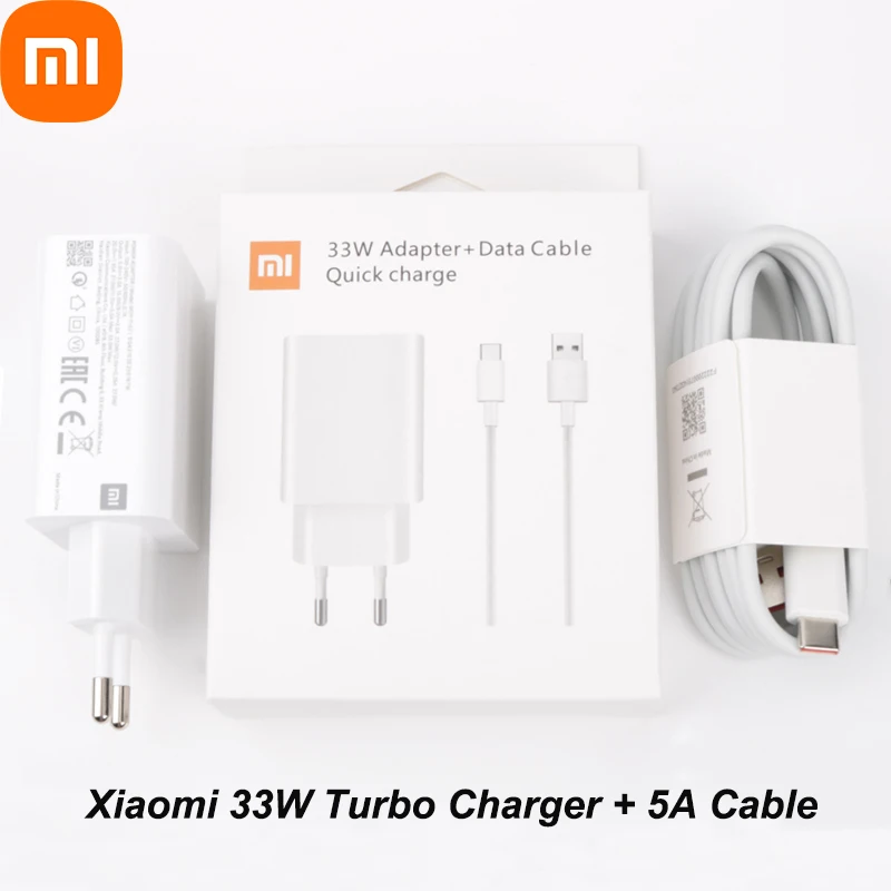 Оригинальное быстрое зарядное устройство Xiaomi 33 Вт турбо зарядка EU QC 4 0 адаптер Redmi