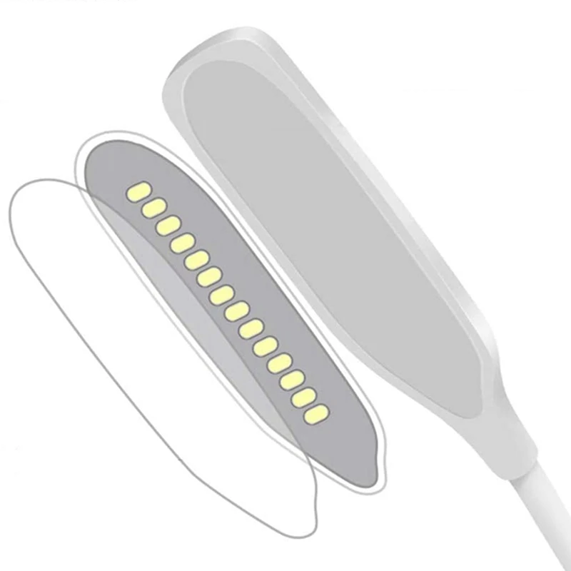 

Adjustable LED Desk Lamp Rechargable Desk Lamp with USB Charging Port Battery Flexible Style