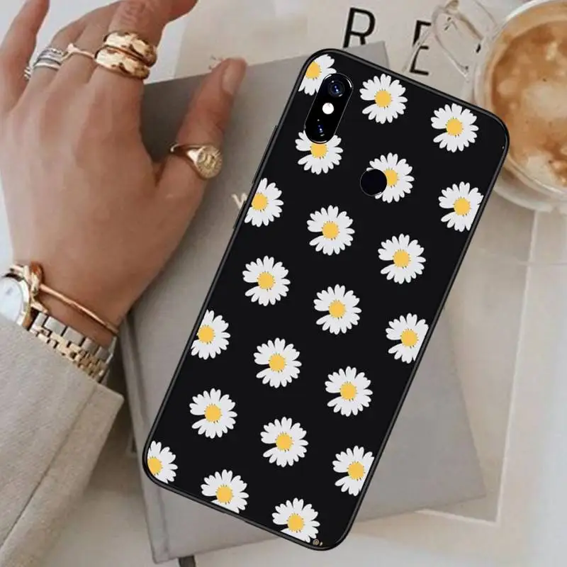 

Flower Sunflower Daisy pattern Phone Case For Xiaomi Redmi note 7 8 9 t max3 s 10 pro lite funda coque shell cover