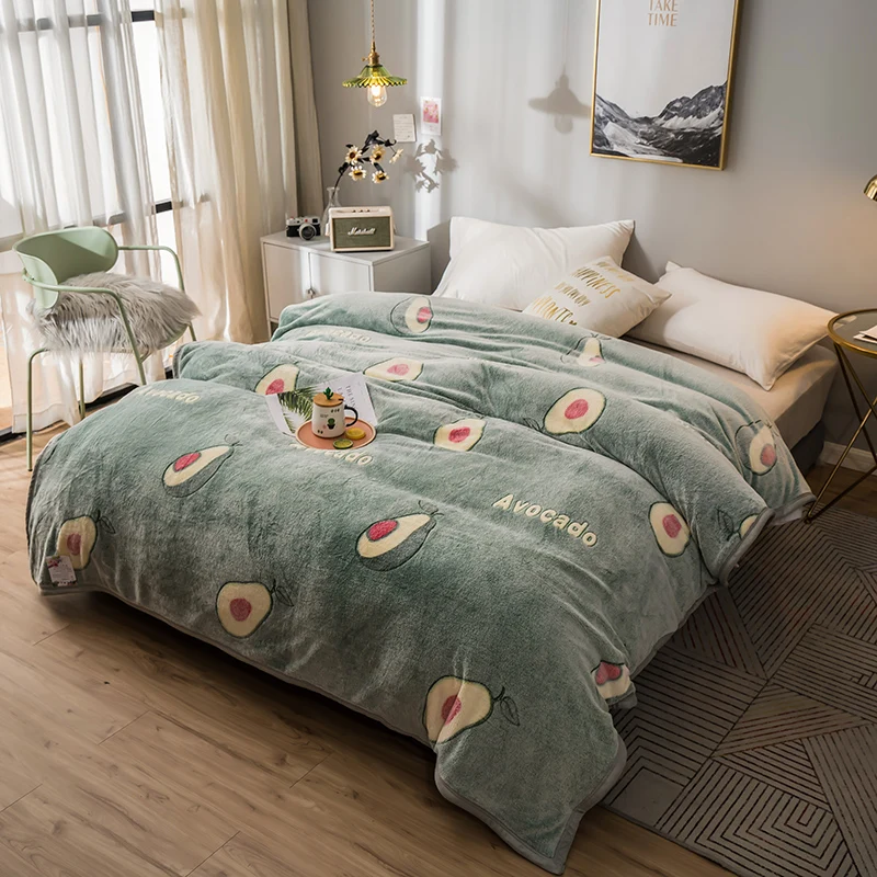 

Cartoon Blankets Mantas Cama Decke Deken Koc for Nap Beds Sofa Para Bebe Coperta Divano Throw Flannel Fluffy All Season Winter
