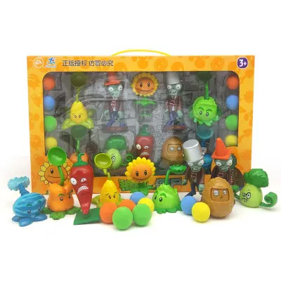 

2020 New Plants Vs Zombies Action Figure For Children,abs Material 3-7cm Pvz Collection Plant Zombine Figure Toys Gift