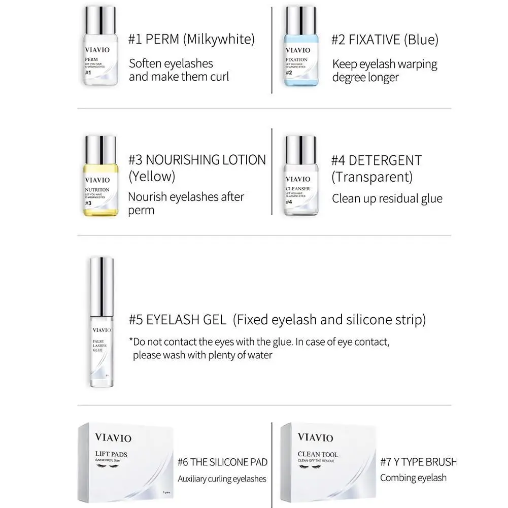 

Versio Lash Lift Kit Eyelash Lifting Set Full Professional Eyelash Up For Eyelash Lift Growth Make O4S1