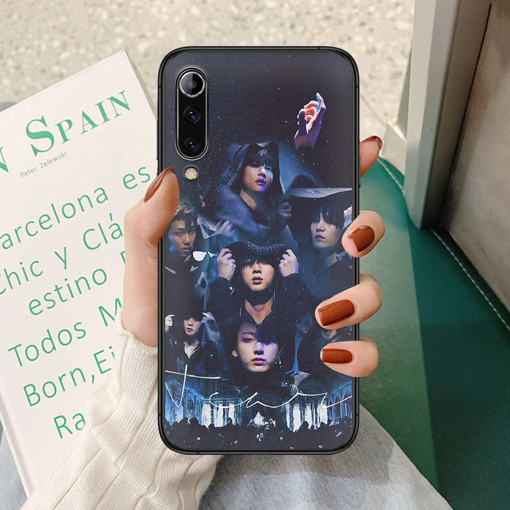 

kpop Bangtan Boys Phone case For Xiaomi Mi 6 8 A1 Note3 A2 9 CC9 9T A3 MIX 2 2S 3 9 Lite SE Pro black prime 3D hoesjes silicone