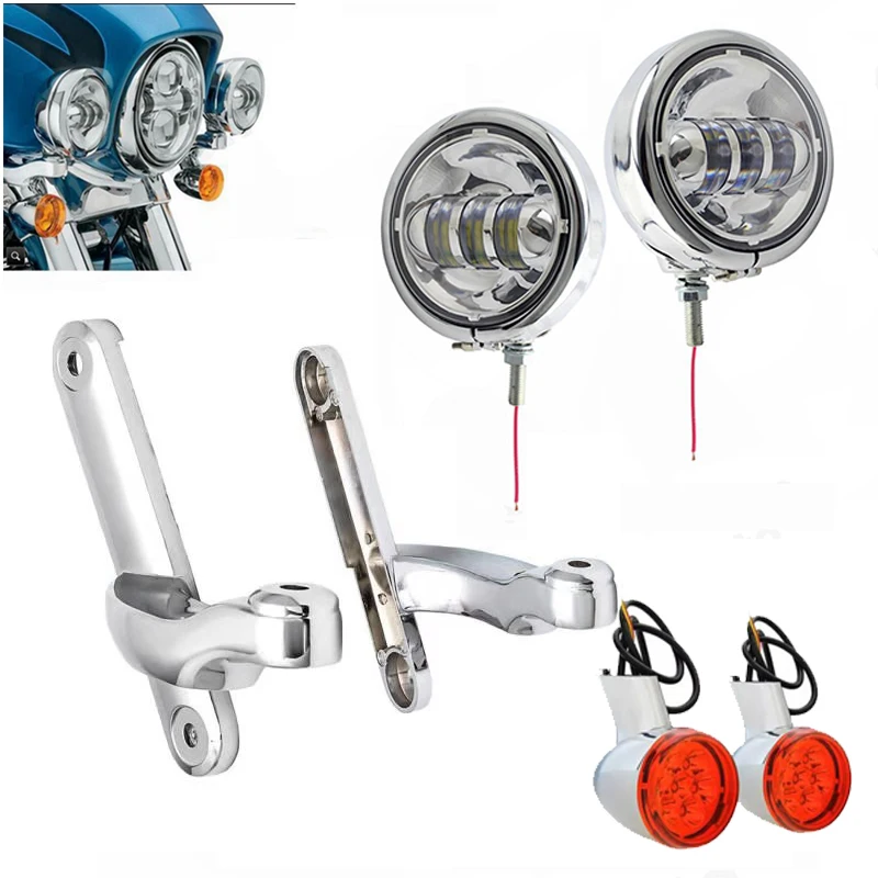 Светодиодный вспомогательный прожсветильник 4 5 дюйма указатель поворота