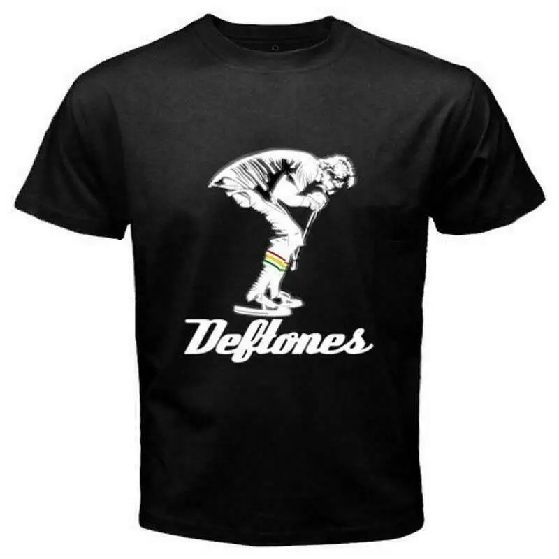 Новый Deftones * Adrenaline гранж Логотип рок-группы Футболка США размер Em1 2019 футболки