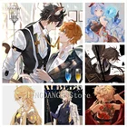 Алмазная живопись 5d сделай сам, аниме постеры Genshin Impact, мультяшная манга, Алмазная мозаика, вышивка крестиком, наборы для домашнего декора, подарок