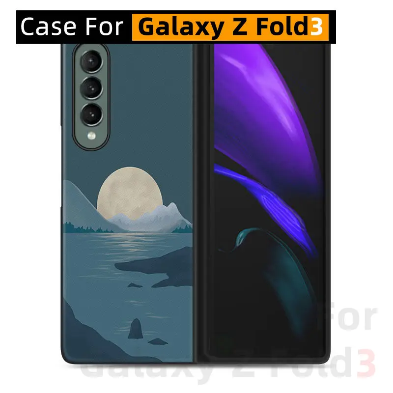 

For Galaxy Z Fold3 Case, Galaxy Z Fold 3 Case W22 Case Pu Material