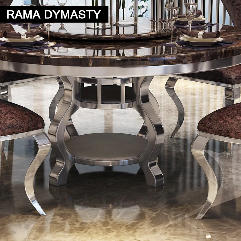 Rama Dymasty обеденный стол из нержавеющей стали мебель для дома современный