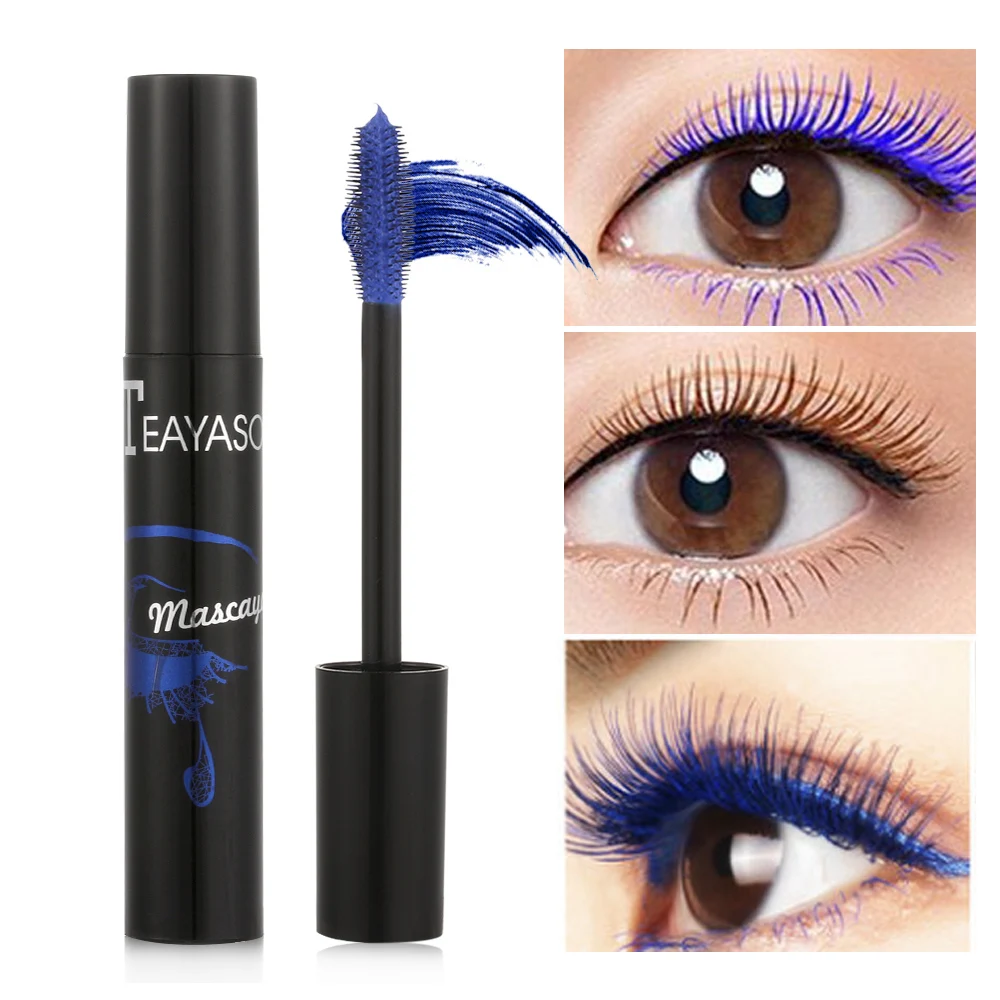 Цветная тушь для ресниц 4D волоконный крем наращивания водоСТОЙКАЯ долговечная