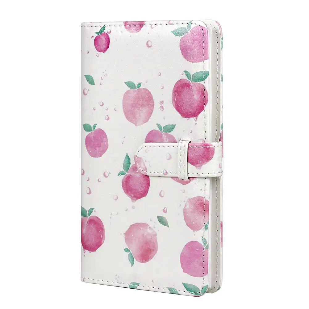 Мини 3 дюймов фотоальбом для хранения рамка 96 карманы имя держатель карт вставка