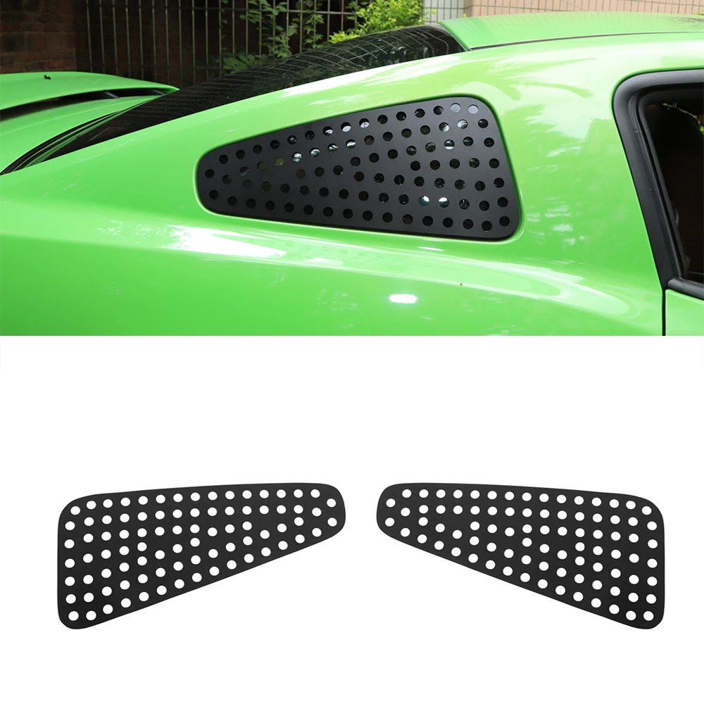 

for Ford Mustang 2008 2009 2010 2011 2012 2013 2014 Car Rear Triangle Glass Panel Trim Cover Decorative External Accessories