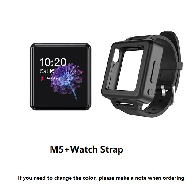 M5 and Watch Strap FiiO M5 Bluetooth MP3 плеер портативный мини без потерь музыка HIFI Высокое разрешение FlAC DAC DSD128 LDAC Спорт Бег цифровой аудио плеер - Цвет: M5 and Watch Strap