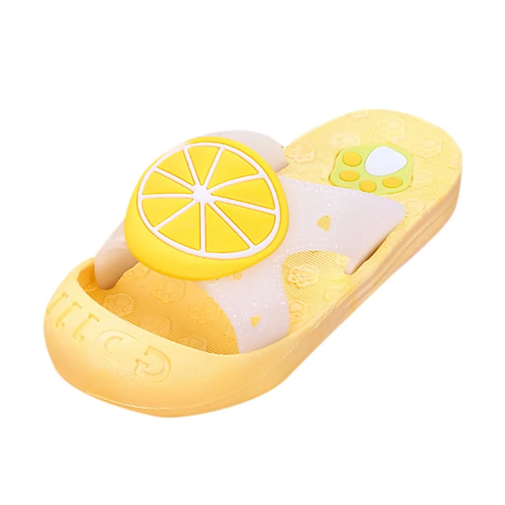 Детские тапочки сандалии для первых шагов обувь малышей повседневная на плоской