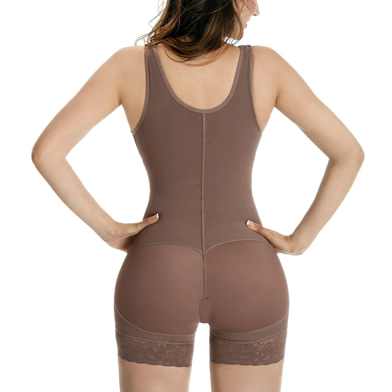 

Women'S Waist Trainer Body Shaper Flatten Abdomen Front Closure Charming Curves Short Leg Shaper