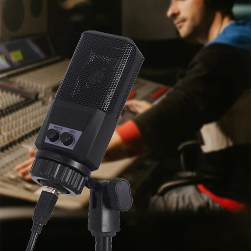 Компьютерный микрофон с USB-разъемом и регулировкой громкости | Электроника