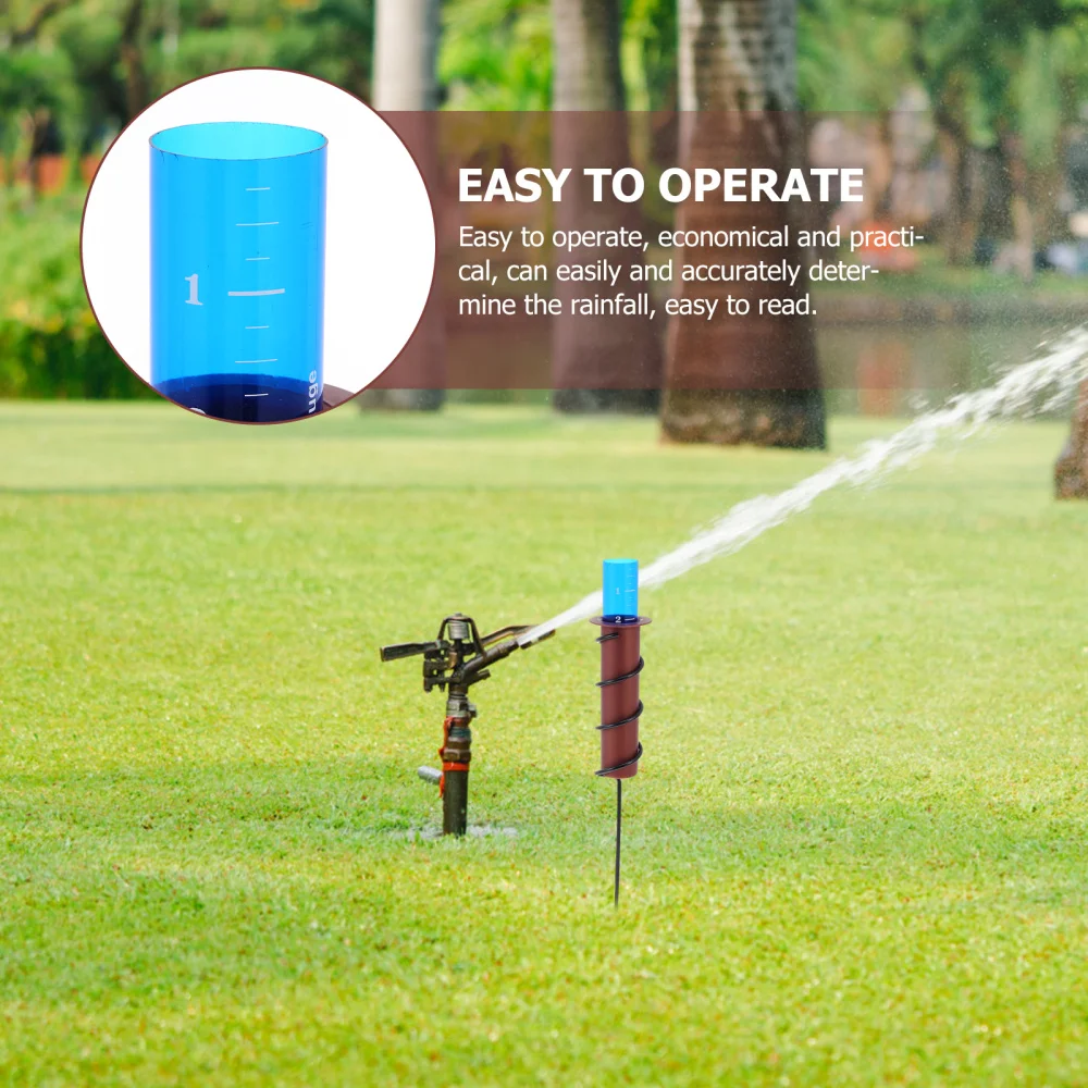 

1Pc Professional Outdoor Rain Gauge Read Clear Calibration Rain Gauge for Garden