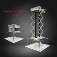 projector electric hanger projector remote control universal electric telescopic shear lifting frame 1 5m stroke without error