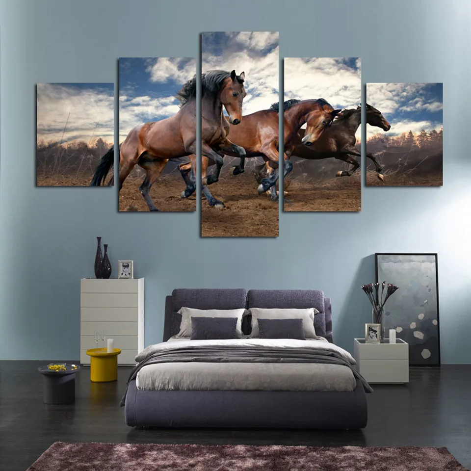 

Алмазная вышивка Diy 5 шт. бег лошадей камни в форме ромба собственными руками Сделай Сам 5d алмазная картина домашний декор настенные картины stickerZP-3557