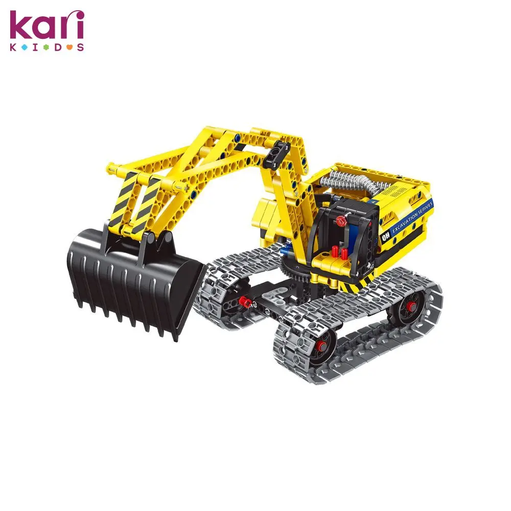 Конструктор KariKids 2в1 &quotЭкскаватор&quot 342 детали C1149799 | Игрушки и хобби