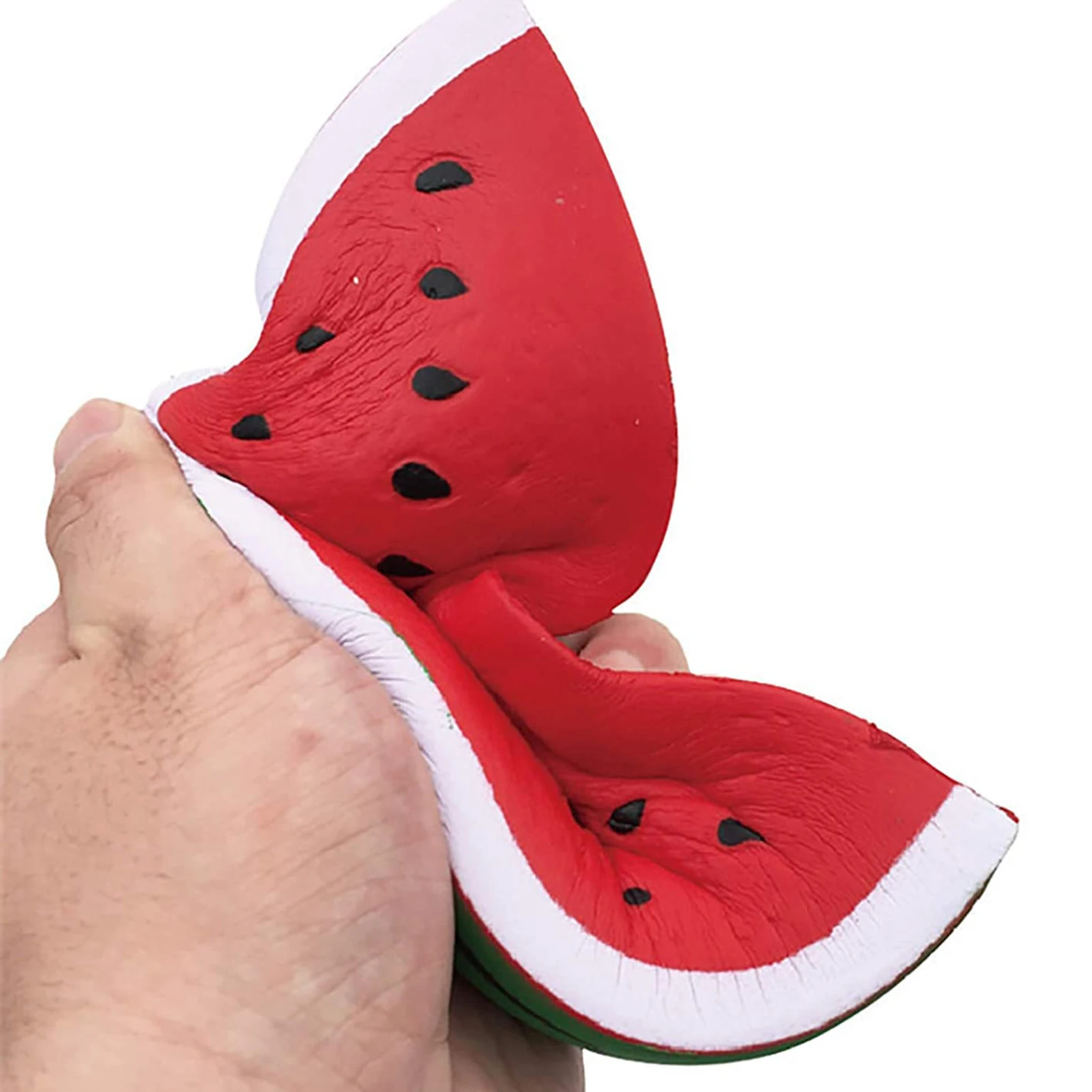 

Hot Watermelon Squeeze Toy PU Soft Slow Rising Stress Reliever Toy Funny Squishy Fidget Toys For Children