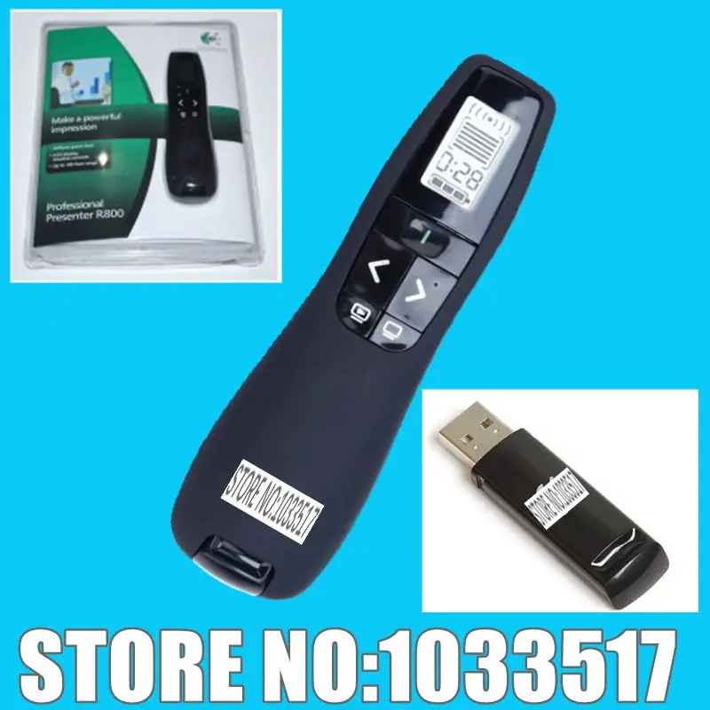 Новинка для Logitech R800 Поворотная красная Aser указка лазерная ручка Презентация
