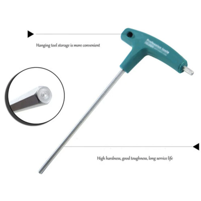 

1.5-10mm Hex Key Kit Socket Screwdriver 5mm T-Handle Allen Wrench Screws Tools