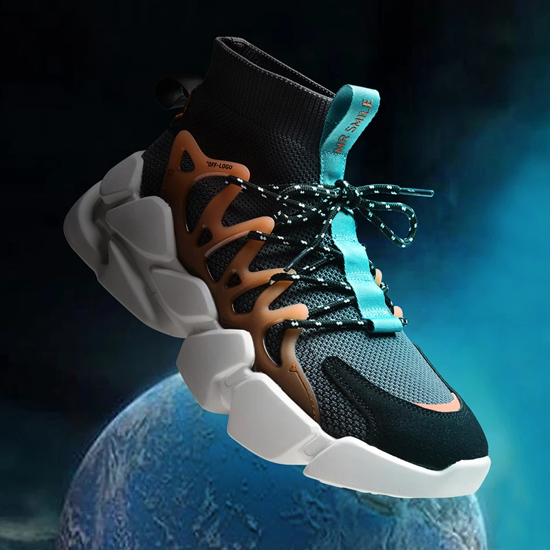 Мужские спортивные туфли новинка 2020 высококачественные легкие летающие тканые