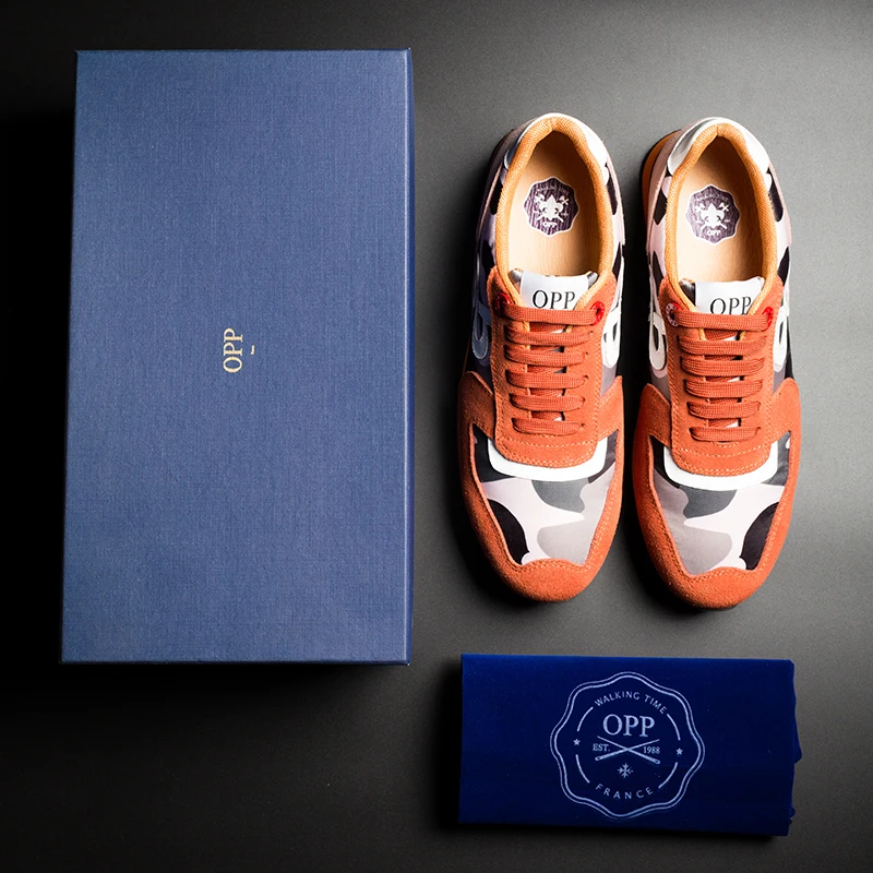 Ботинки OPP мужские спортивные большого размера модные камуфляжные повседневные