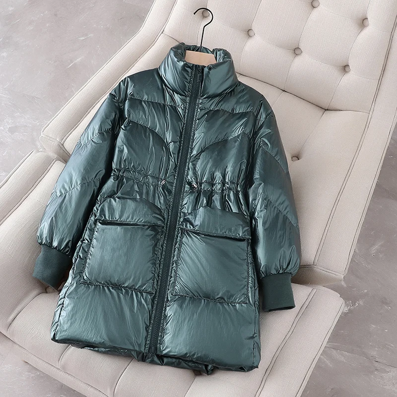 

Autumn And Winter Warm Down Coat Women's 2020 Outerwear Coats Female Casual Down Jacket Women 90% White duck down Coats