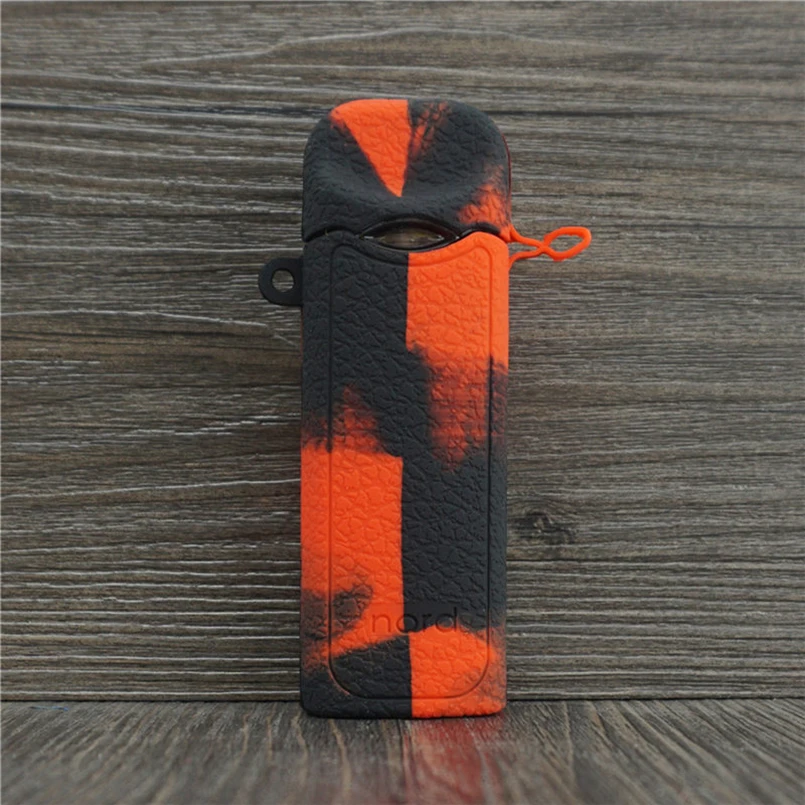 Чехол с текстурой кожи для Smok Nord Pod vape Kit, силиконовый чехол-накладка, защитная наклейка для Smok Nord box Mod