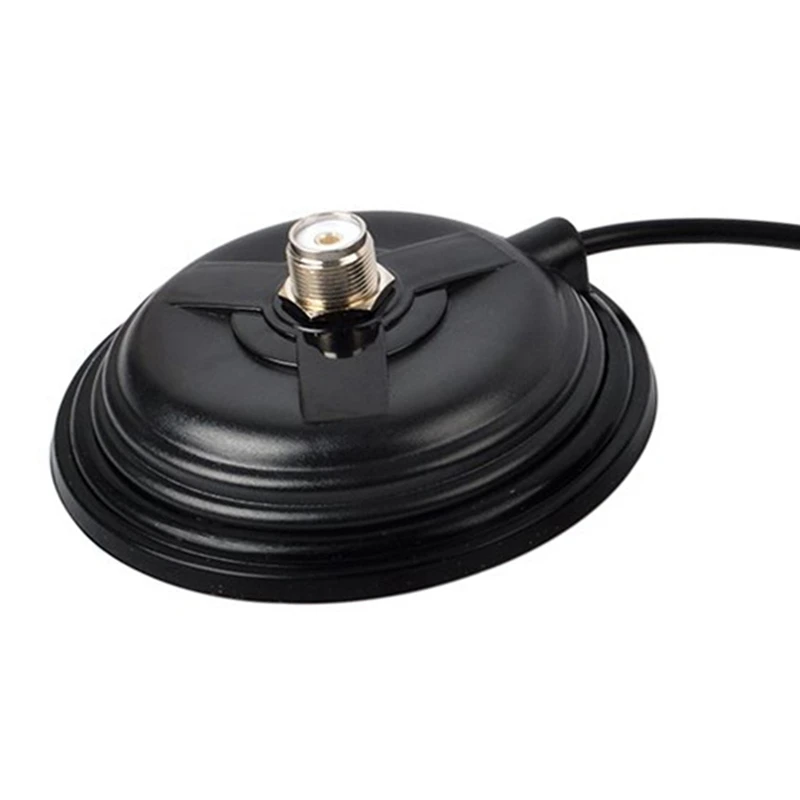

TC-110M CB/VHF/UHF/HF Ham Radio Antenna Magnet Mount SO-239 Connection Style with 5M(16.4Ft) RG58 Coaxial Cable PL-259
